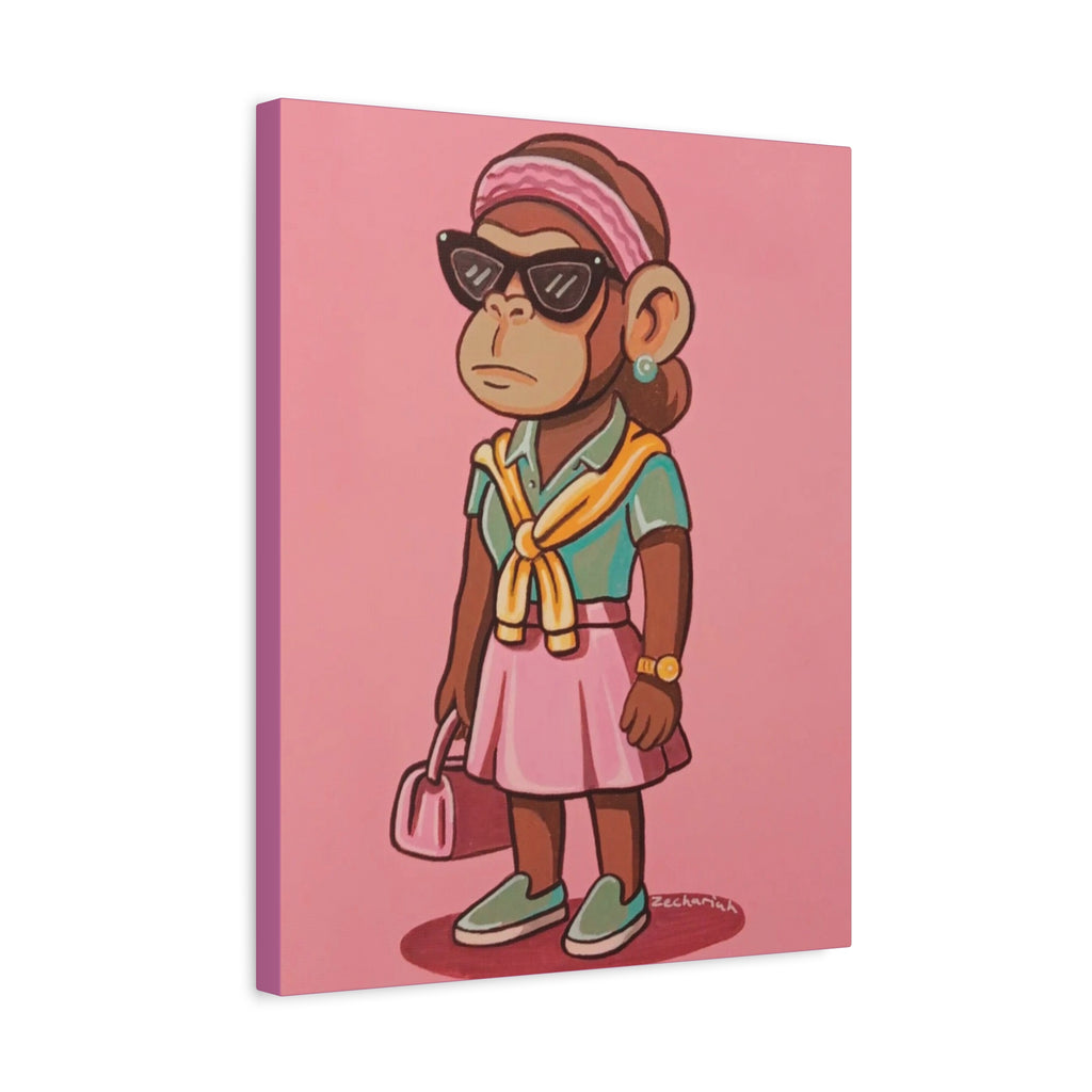 Chic Animal Art Print, Trendy Home Decor, Gifts for Animal Lovers, Stylish Wall Art, Unique Canvas Artwork, Monkey Wall Art, Modern [...]