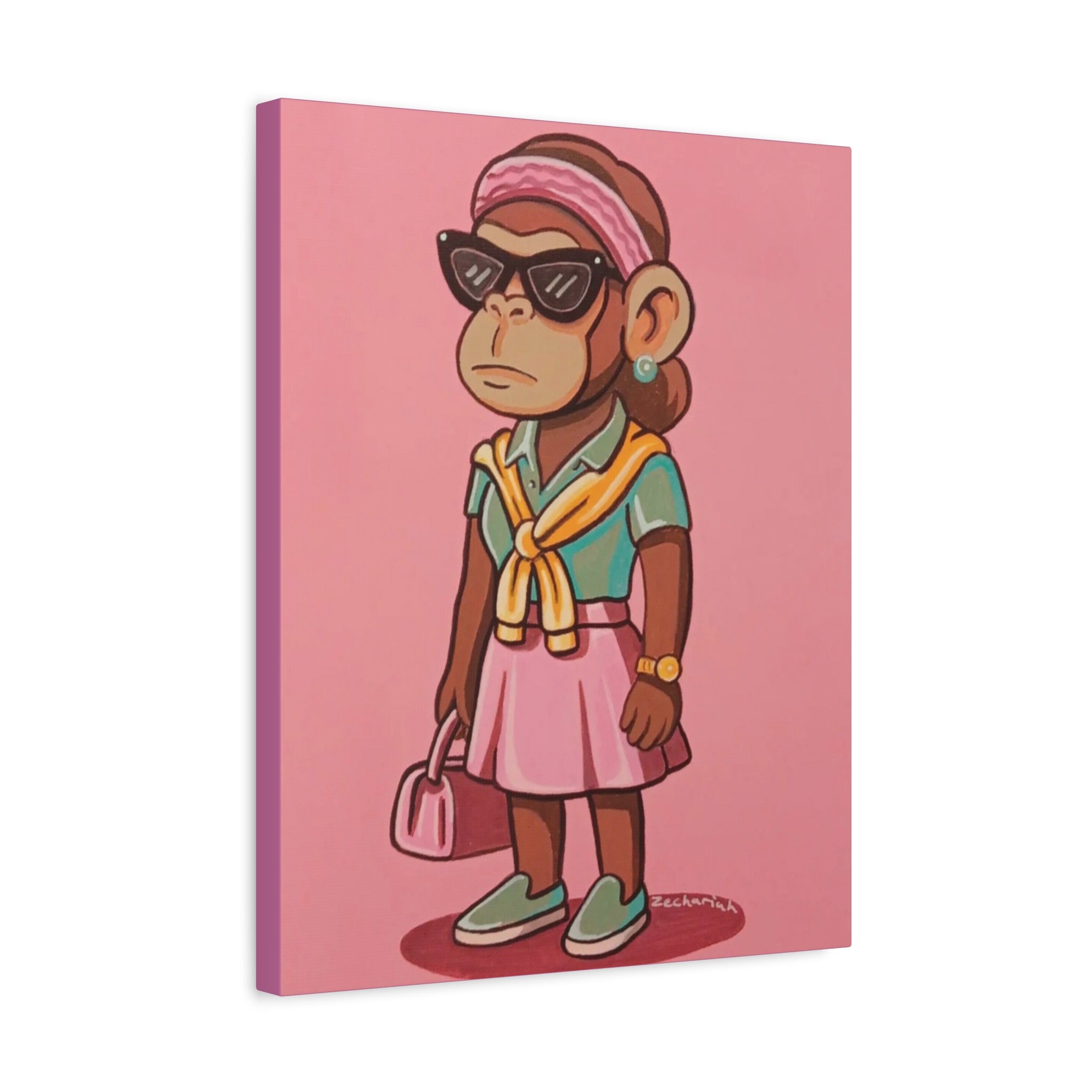 Chic Animal Art Print, Trendy Home Decor, Gifts for Animal Lovers, Stylish Wall Art, Unique Canvas Artwork, Monkey Wall Art, Modern [...]