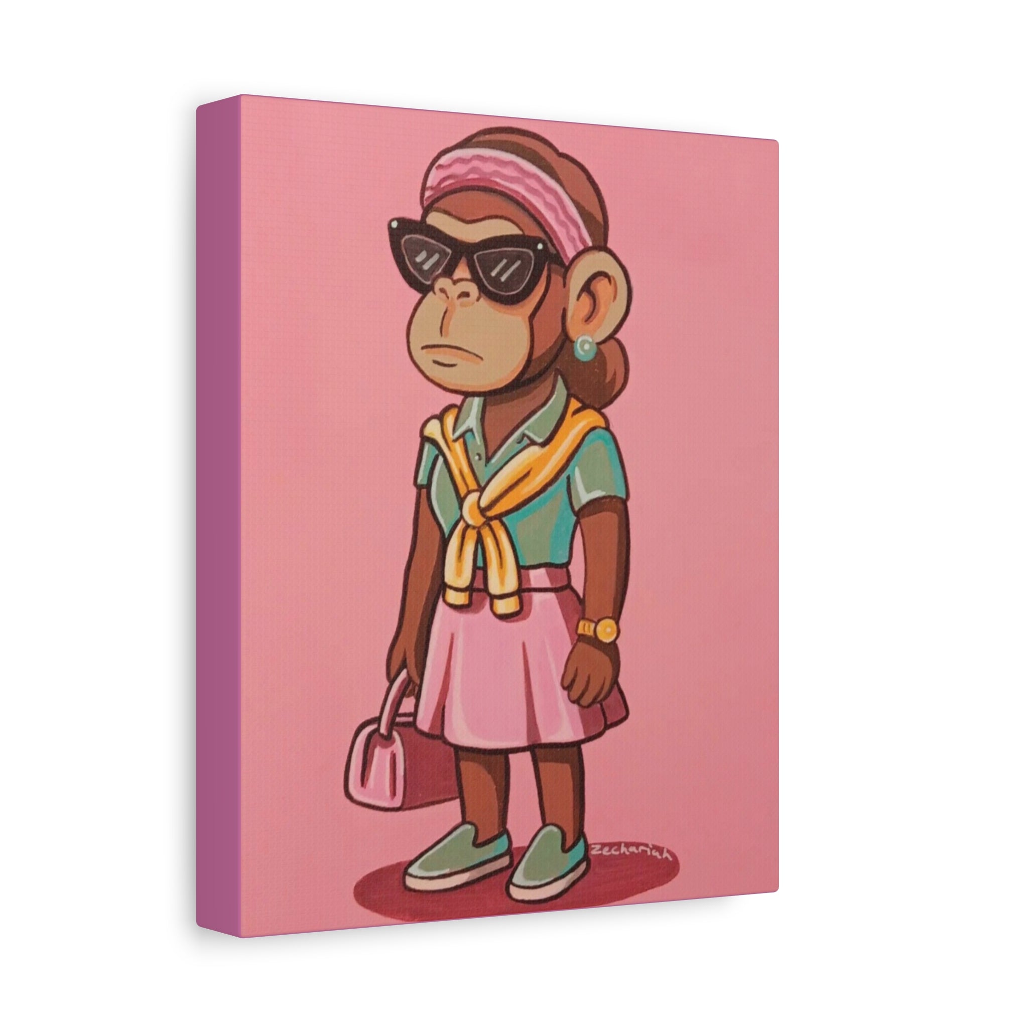 Chic Animal Art Print, Trendy Home Decor, Gifts for Animal Lovers, Stylish Wall Art, Unique Canvas Artwork, Monkey Wall Art, Modern [...]