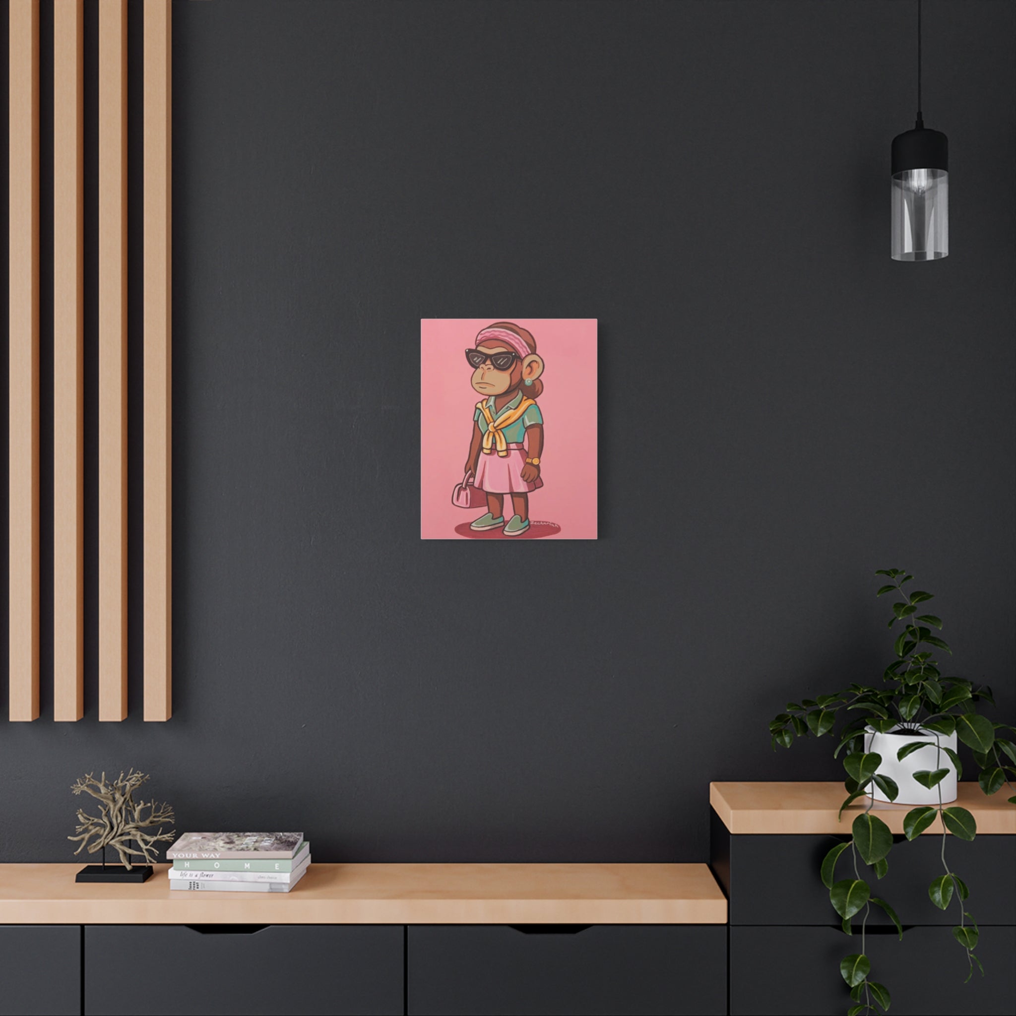 Chic Animal Art Print, Trendy Home Decor, Gifts for Animal Lovers, Stylish Wall Art, Unique Canvas Artwork, Monkey Wall Art, Modern [...]