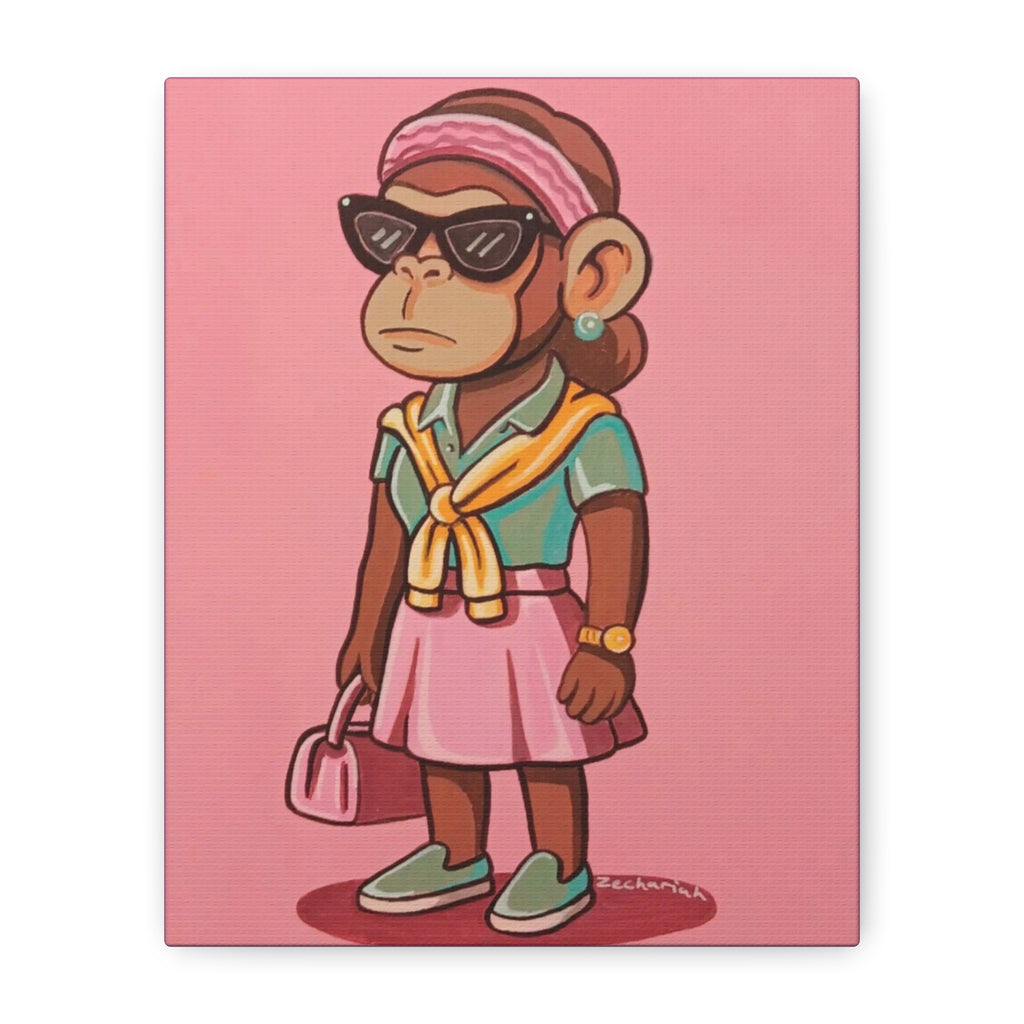 Chic Animal Art Print, Trendy Home Decor, Gifts for Animal Lovers, Stylish Wall Art, Unique Canvas Artwork, Monkey Wall Art, Modern [...]